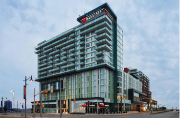 トロントのMarkham Marriott外観
